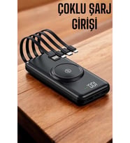 Northcity 10000 Mah Hızlı Şarj Taşınabilir Powerbank - 3 Portlu Dijital Göstergeli