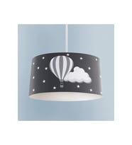 MEKTA HOME BEBEK VE ÇOCUK ODASI Bulutlu Yıldız ve Uçan Balon Desenli Avize