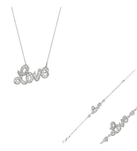 925 Ayar Gümüş Love Set