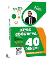 Doktrin KPSS Coğrafya 40 Deneme Çözümlü