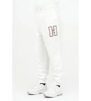 Tommy Hilfiger TJM TOWEL PATCH TERRY PANT Erkek beyaz Eşofman Altı DM0DM21277YAC