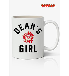 Supernatural - Dean's Girl Temalı Beyaz Kupa Bardak Sevgiliye Arkadaşa Hediye