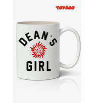 Supernatural - Dean's Girl Temalı Beyaz Kupa Bardak Sevgiliye Arkadaşa Hediye