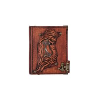 Deffter El İşçiliği Krafton Deri Serisi Defter 12x15 100 Sf.Düz Sevimli Kedi S 64212-0