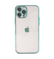 Apple İphone 12 Pro Kılıf Razer Lensli Silikon - Yeşil