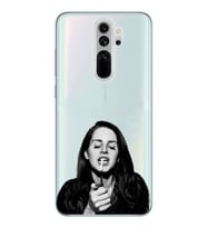 Redmi Note 8 Pro Uyumlu Lana Del Rey Desenli Şeffaf Telefon Kılıfı
