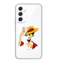 Samsung Galaxy A14 Uyumlu One Piece Luffy Tasarımlı Şeffaf Telefon Kılıfı