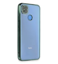Redmi 9C Kılıf Lensli Silikon - Yeşil