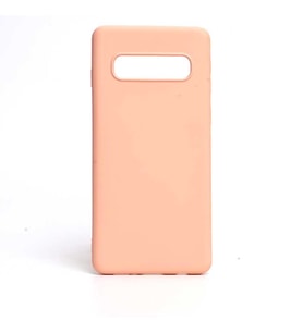 Samsung Galaxy S10 Kılıf İçi Kadife Özel Tasarım Esnek Yumuşak Pürüzsüz (Pembe)