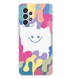 Samsung Galaxy A53 Uyumlu Smile Tasarımlı Şeffaf Telefon Kılıfı