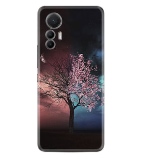 Xiaomi 12 Lite Kılıf Resimli Desenli Silikon Platinium Series Heaven Tree 1859