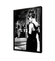 Audrey Hepburn Çerçeveli Mdf Tablo