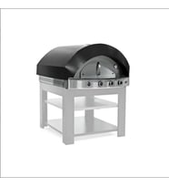 Empero PLF.PLS.D4-LPG-S Gazlı Pizza Ve Pide Fırını 80*60 Taşlı-siyah Renk Lpg