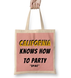 California Bez Çanta Uzun Saplı