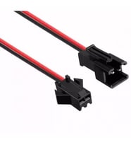 2 Pin Sm Jst Kablo 20cm Erkek - Dişi Takım Birlikte