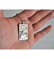 925 Ayar Gümüş  The Sun Tarot Kolye