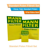 MANN FILTER Vw Tiguan 1.4 Tsı Cax Benzinli Mann Filtre Bakım Seti 2010-2015