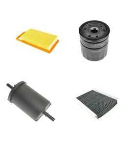 Bosch Filtre Bakım Seti Peugeot 407 2.0 Benzinli 136 Beygir 2005-2007 Hava + Yağ F + Yakıt F. + Polen Bosch