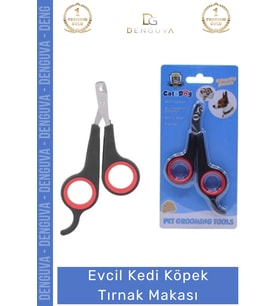 #EvcilTırnakMakası Profesyonel Paslanmaz Çelik Emniyet Kilitli Hassas Ergonomik Kedi Köpek Tırnak Ma