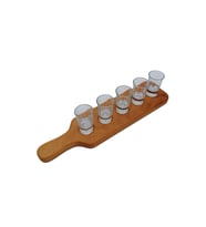 5'li Shot Sunum 10x40cm (Ahşap)