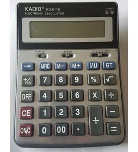 Kd-6118 12 Haneli Büyük Boy Hesap Makinesi
