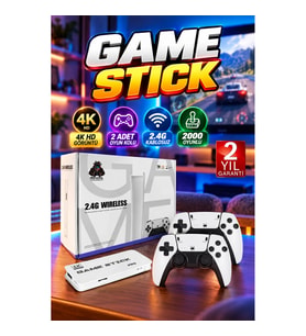 3D 4K HD 2.4G Game Stick Retro Oyun Konsolu Çift Oyun Kollu