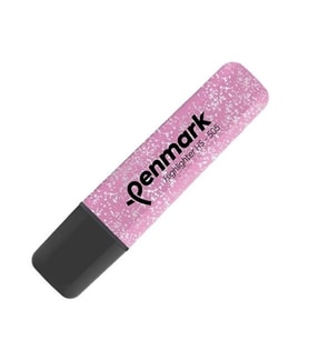 Penmark Metalik Simli Fosforlu Kalem Pembe