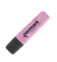 Penmark Metalik Simli Fosforlu Kalem Pembe