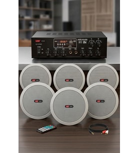 Lastvoice Middle Paket-2 Tavan Hoparlörü ve Anfi Ses Sistemi (ANFİ + 6 HOPARLÖR)