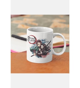 Demon Slayer Nezuko & Tanjiro Kupa Bardak (Beyaz)
