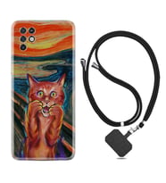 INFINIX Note 11 Pro Note 10 Hot 9 Play Kılıf Boyun Askılı Silikon Tablo Cat 1788