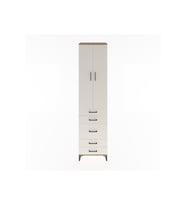 Hyperion Dolap 4 Raflı 5 Çekmeceli 2 Kapaklı 60x44x243 Çam-Aytaşı