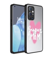 One Plus 9 Pro Kılıf Aynalı Desenli Kamera Korumalı Parlak Mirror Kapak (Renksiz)