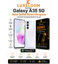 Luxeloom Galaxy A35 5G Smart Pro Nano Şeffaf Ekran Koruyucu
