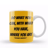 Theodore Roosevelt Quotes Gifts Vintage Retro Rainbow Style Kupa Bardak Porselen