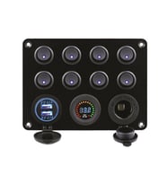 BFY 8'Lİ   SWITCH PANEL IŞIKLI ŞAR TEKNE VE YAT