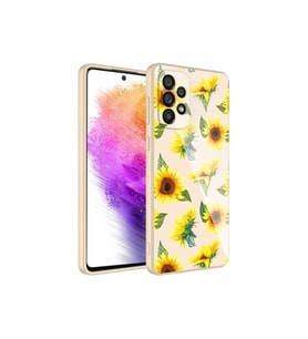 Samsung Galaxy A33 5G Uyumlu Kılıf Kamera Korumalı Desenli Sert Silikon Zore Epoksi Kapak (Model 2)