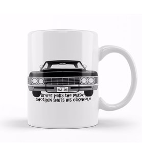 Supernatural Driver Picks The Music 01 Kupa Bardak Porselen