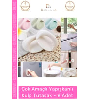 #Kulp Pratik Mobilya Çekmece Dolap Pencere Cam Kapı Kendinden Yapışkanlı Yapışkanlı Kulp Tutacak - 8