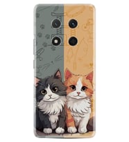 Honor Magic 7 Lite Kılıf Boutique Baskılı Resimli İkiz Kediler Pcode -086