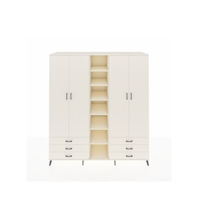Kronos Dolap 13 Raflı 6 Çekmeceli 2 Askılı 220x59x243 Aytaşı-Aytaşı/Aytaşı