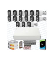 Provzen UNV Full HD 15 Kamera Renkli Gece Görüş Mikrofonlu Olay Anında bildirim