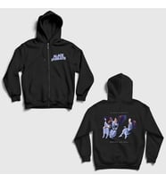 Presmono Unisex Siyah Hh V2 Black Sabbath Sırt Baskılı Fermuarlı Kapüşonlu Sweatshirt 516953tt