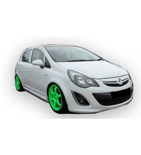 Opel Corsa D 2007-2015 OPC Yan Marşpiyel Seti (Plastik)