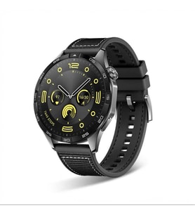Huawei Watch GT 3 46mm 22mm Uyumlu Kordon Silikon Örgü Desenli Dikişli Zore KRD-102 Kayış