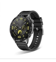 Huawei Watch GT 3 46mm 22mm Uyumlu Kordon Silikon Örgü Desenli Dikişli Zore KRD-102 Kayış