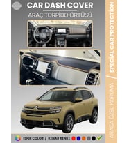 CITROEN C5 AIRCROSS (2018-2025) Torpido Örtüsü Ön Göğüs Torpido Koruma Tam Uyum Kolay Montaj