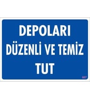 Depolama Uyarı Levhası 25x35 KOD:607