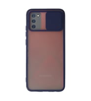 A03S Palm Buzlu Kamera Sürgülü - Lacivert