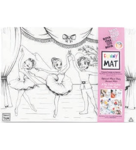 Funny Mat - Prens İle Prenses Ve Dansçılar 33,5 x 48 cm